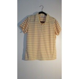 Lady Hagen Women's Golf Shirt Yellow Pink Size L